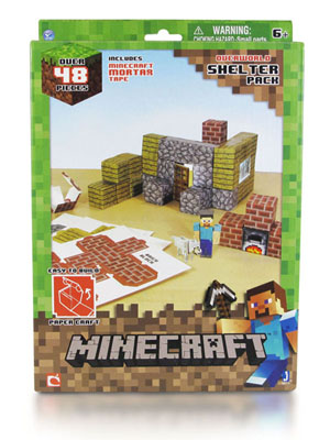 Minecraft Papercraft. Overworld Shelter Pack (48 деталей) от 1С Интерес Minecraft Papercraft. Overworld Shelter Pack (48 деталей) от 1С Интерес