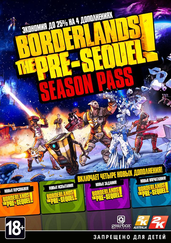 Borderlands: The Pre-Sequel. Season Pass  лучшие цены на игру и информация о игре