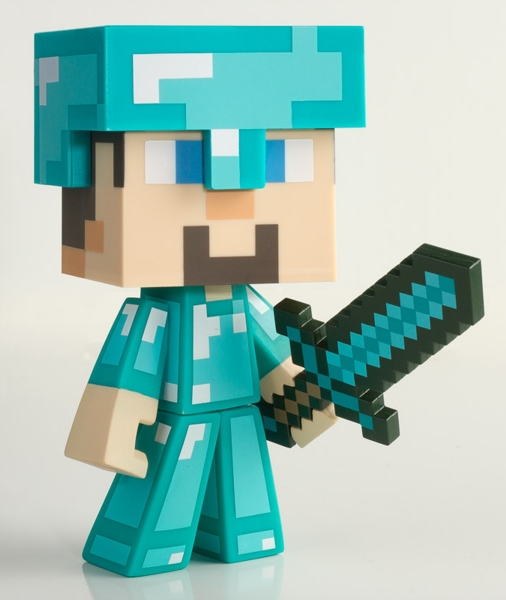 Фигурка Minecraft. Diamond Steve (16 см) Фигурка Minecraft. Diamond Steve (16 см)Фигурка Minecraft Diamond Steve представляет собой фигурку героя игры Minecraft.<br>