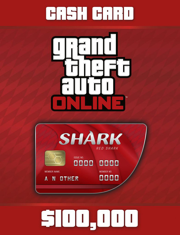 Grand Theft Auto Online: Red Shark Cash Card  