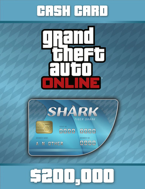 Grand Theft Auto Online: Tiger Shark Cash Card  