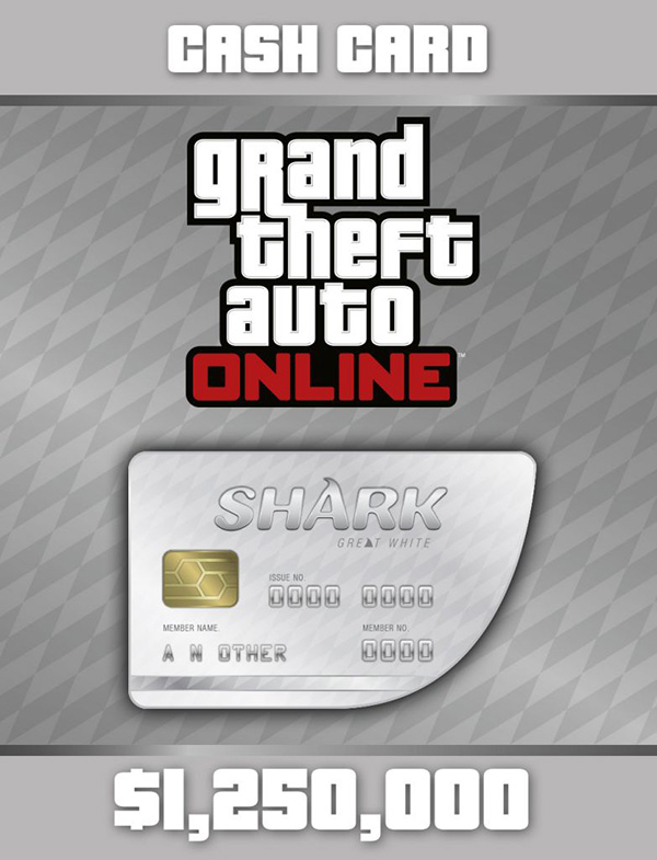 Grand Theft Auto Online: Great White Shark Cash Card  