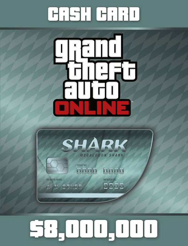 Grand Theft Auto Online: Megalodon Shark Cash Card 