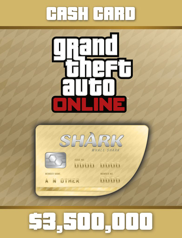 Grand Theft Auto Online: Whale Shark Cash Card 