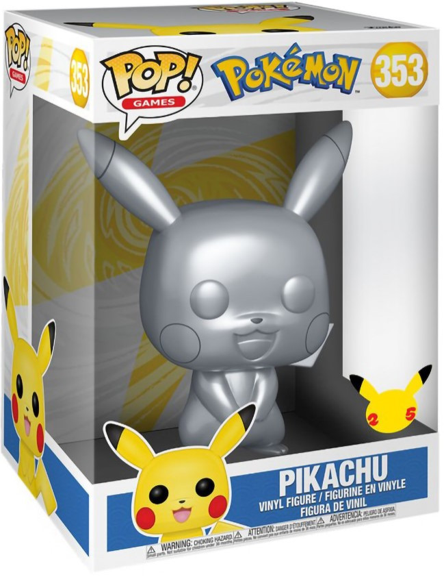  Funko POP Games: Pokemon  Pikachu Metallic (25 )