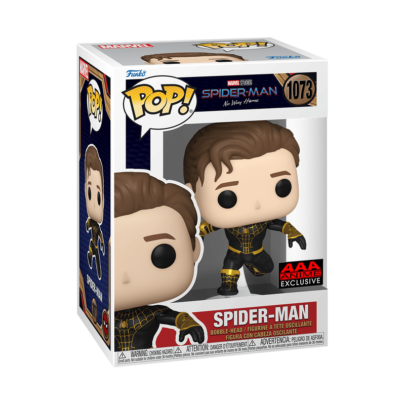  Funko POP Marvel: Spider-Man No Way Home  Spider-Man Black Suit With Chase Exclusive Bobble-Head (9,5 )