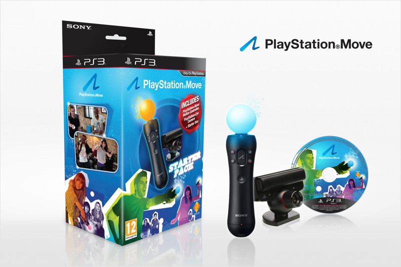 Комплект PlayStation Move Starter Pack (камера + контроллер + диск Blu‐Ray)