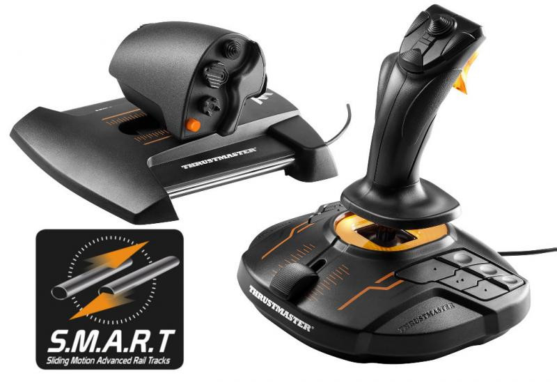 Джойстик Thrustmaster T-16000M FCS Hotas + рычаг TWCS для PC