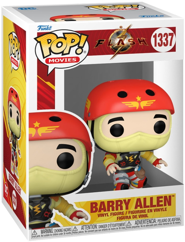  Funko POP Movies: The Flash  Barry Allen Prototype Suit (9,5 )