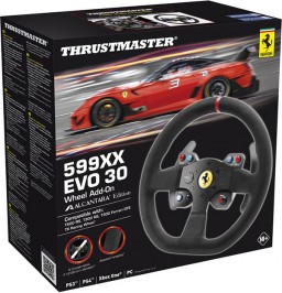    Thrustmaster Ferrari 599XX EVO 30 Wheel Add-On Alcantara Edition  PS4 / PS3 / PC / Xbox One
