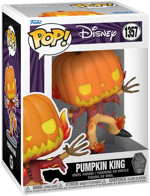  Funko Disney: The Nightmare Before Christmas 30th  Pumpkin King (9, 5 )