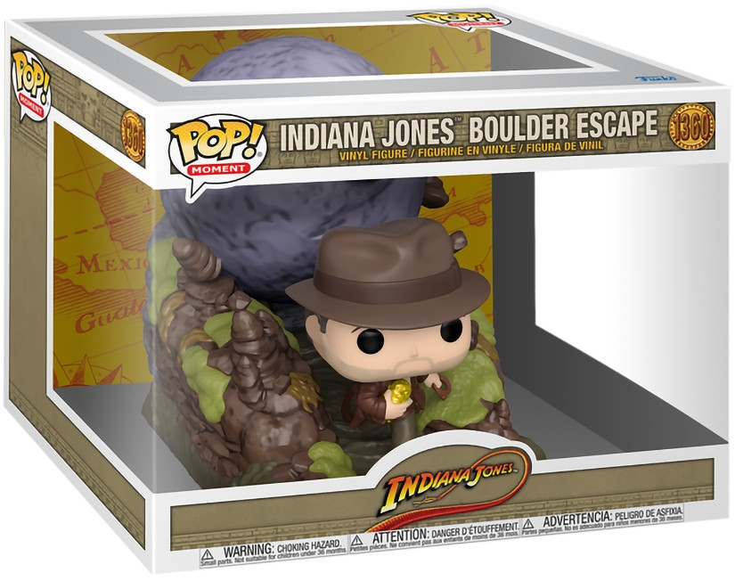  Funko POP Moment: Indiana Jones Raiders Of The Lost Ark  Boulder Escape (9,5 )