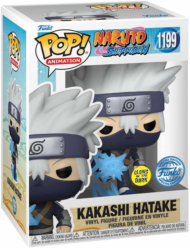  Funko POP Animation: Naruto Shippuden  Young Kakashi Hatake With Chase Exclusive (9,5 )