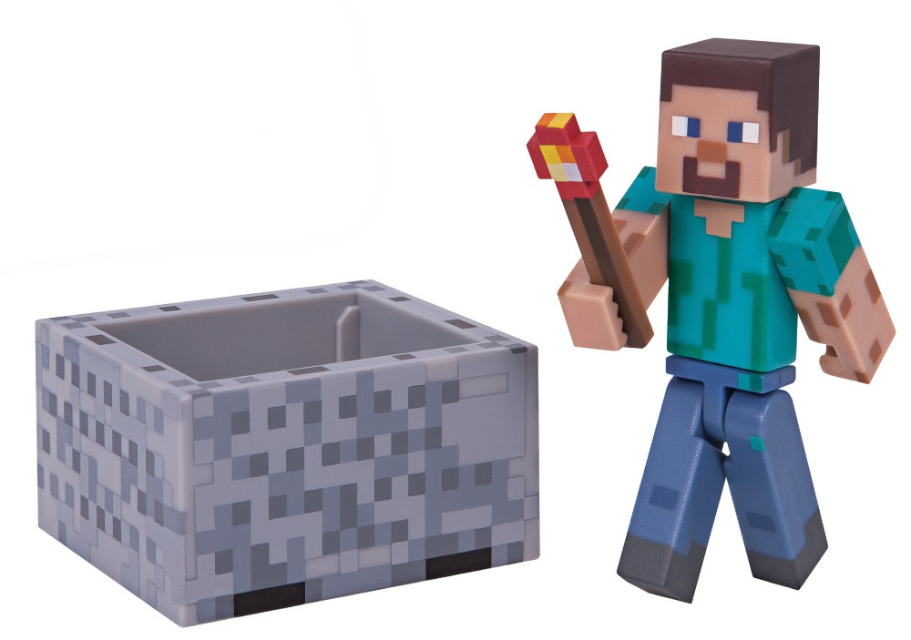  Minecraft: Steve With Minecart  Series 3