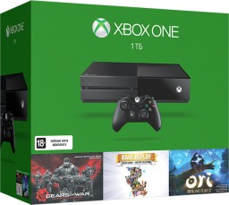  Xbox One (1 TB) +  Rare Replay +  Ori and the Blind Forrest +  Gears of War Ultimate