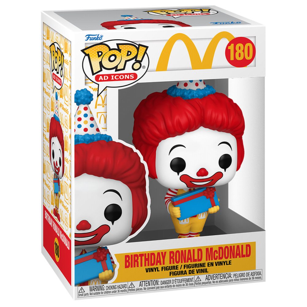  Funko POP Ad Icons: McDonalds  Birthday Ronald McDonald (9,5 )