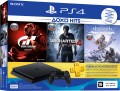   Sony PlayStation 4 Slim (500GB) Black (CUH-2208A) +  Horizon Zero Dawn Complete Edition +  Gran Turismo Sport +  Uncharted 4 + PS Plus 3 