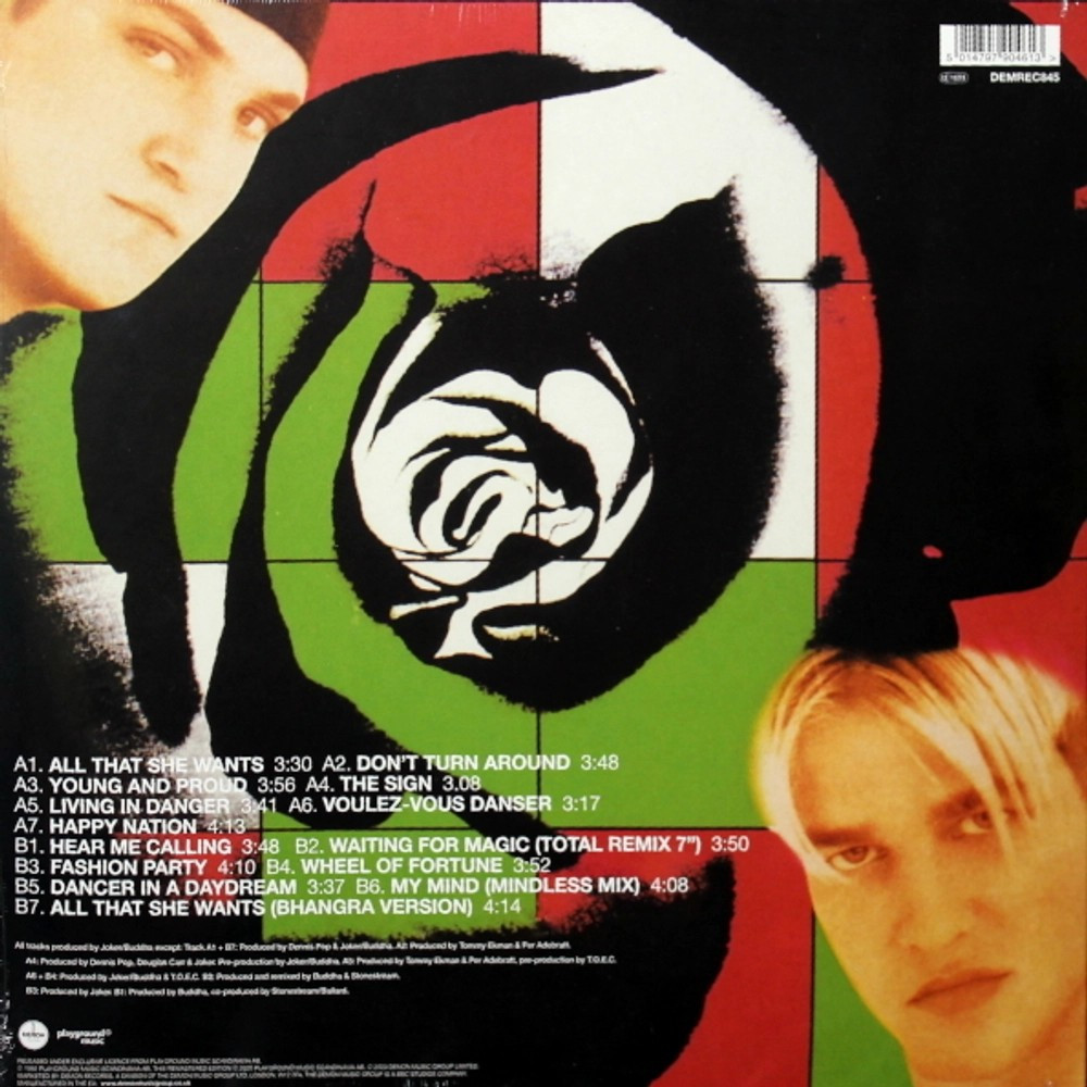 Ace Of Base  Happy Nation Clear Vinyl (LP)