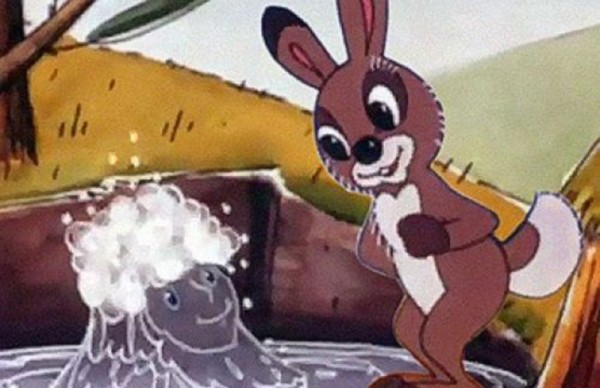 Мультфильм с зайчиком который рисует Мультфильм с зайчиком который рисует