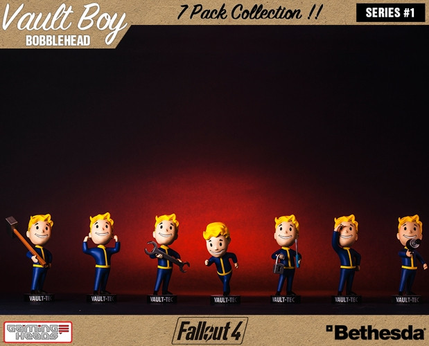 Набор фигурок Fallout Vault Boy. 111 Bobbleheads. Series One (7 в 1) (13 см)