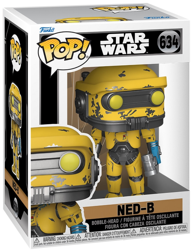  Funko POP Star Wars: Obi-Wan Kenobi  Ned-B Bobble-Head (9,5 )