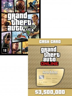 Grand Theft Auto V (GTA 5) +   Whale Shark Cash Card  [PC,  ]