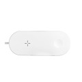   Devia 2 in 1 Wireless Charger  iPhone + Apple Watch White 