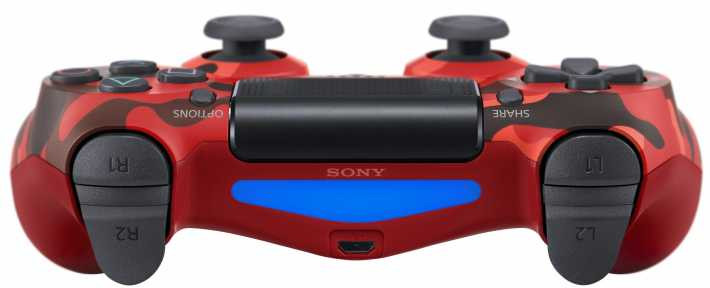  DualShock 4 Cont Red Camouflage  ( ) (CUH-ZCT2E):
