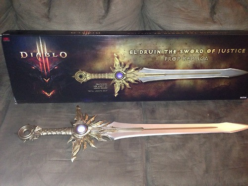 Меч Diablo III Prop Replica El’Druin, The Sword of Justice