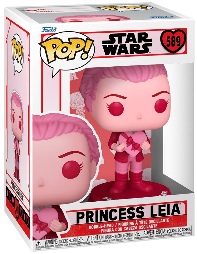  Funko POP Valentines: Star Wars  Princess Leia (9,5 )