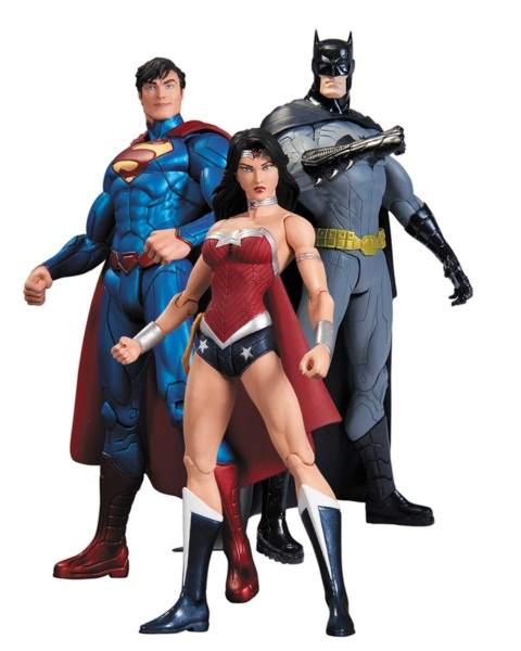 Набор фигурок DC Comics: Batman, Wonder Woman, Superman (3 в 1) (17 см)