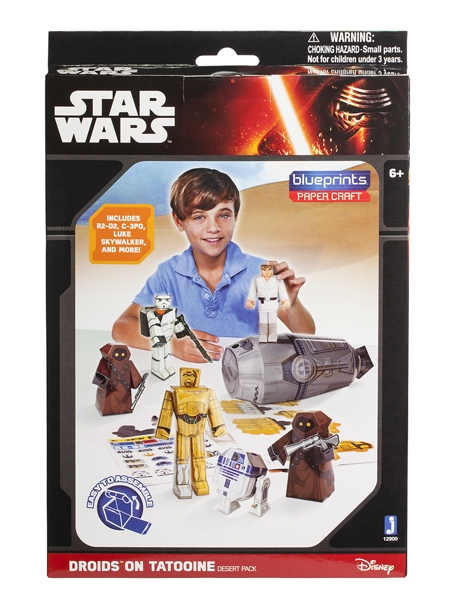 Конструктор из бумаги Star Wars. Droids on Tatooine