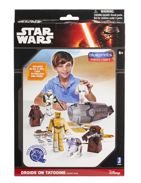 

Конструктор из бумаги Star Wars. Droids on Tatooine