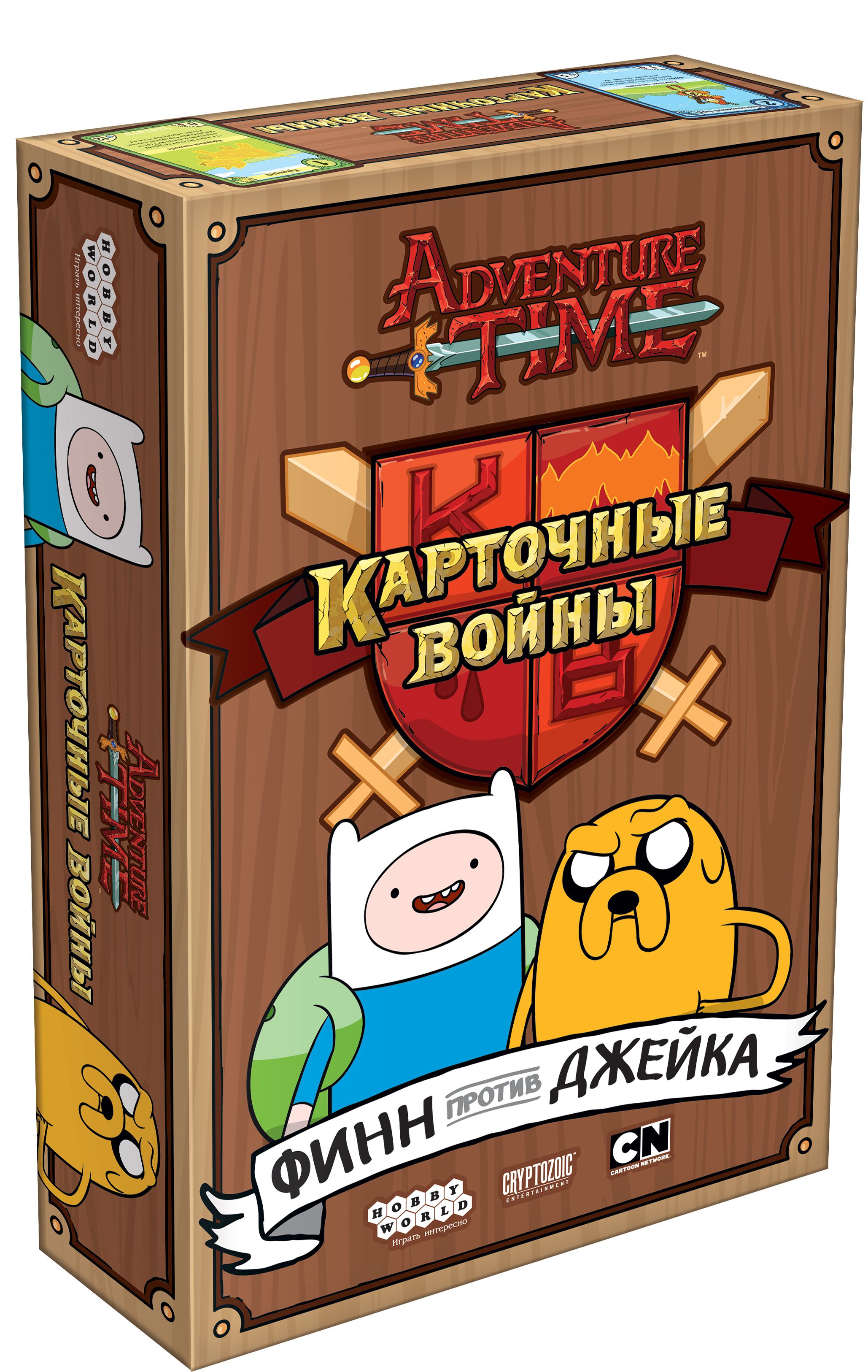 Настольная игра Adventure Time. Карточные войны: Финн против Джейка фото
