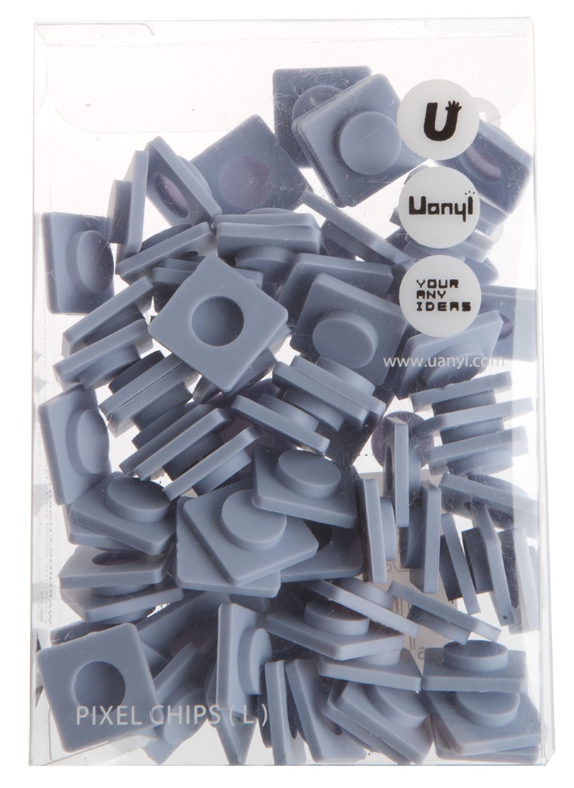 

Пиксельные фишки Большие WY-P001 (Pixel Chips Large) (Небесно-синий)