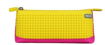 

Пиксельный пенал (Pencil Case) WY-B002 (Фуксия/банановый желтый)