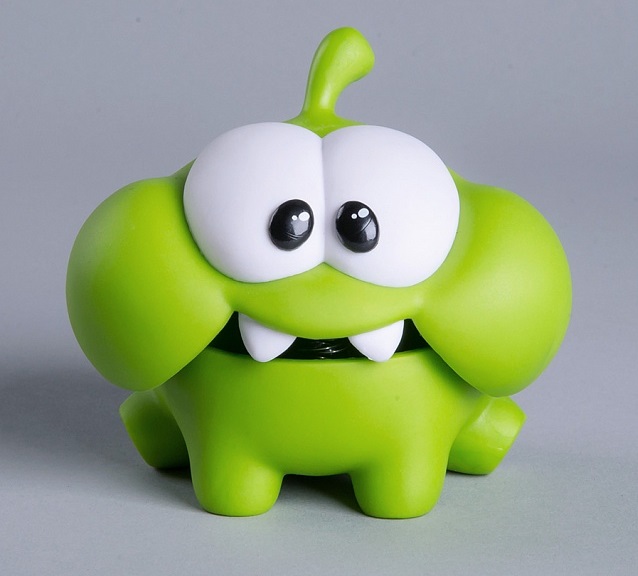 

Фигурка-башкотряс Cut The Rope. Ам Ням (Om Nom) (10 см)