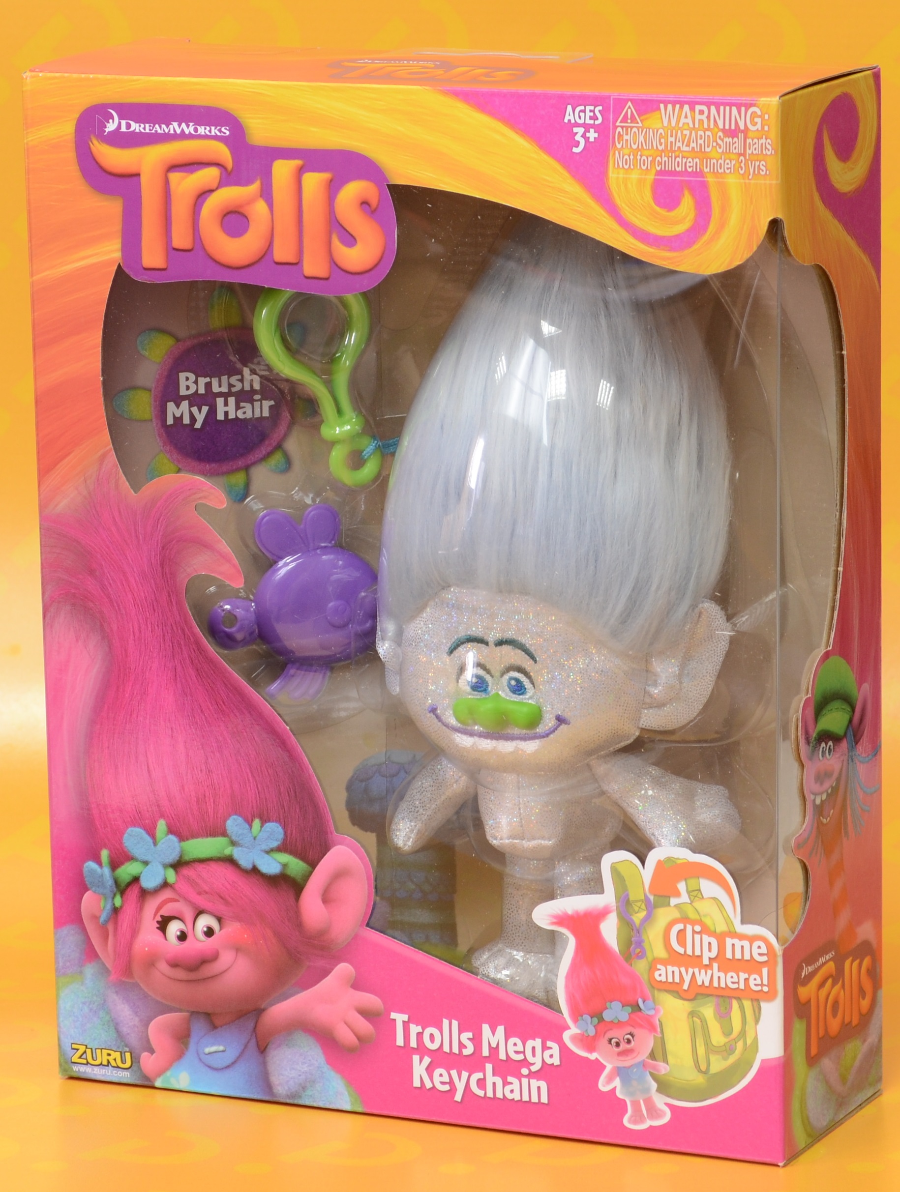 Мягкая игрушка Trolls. Тролль Алмаз (Diamond)