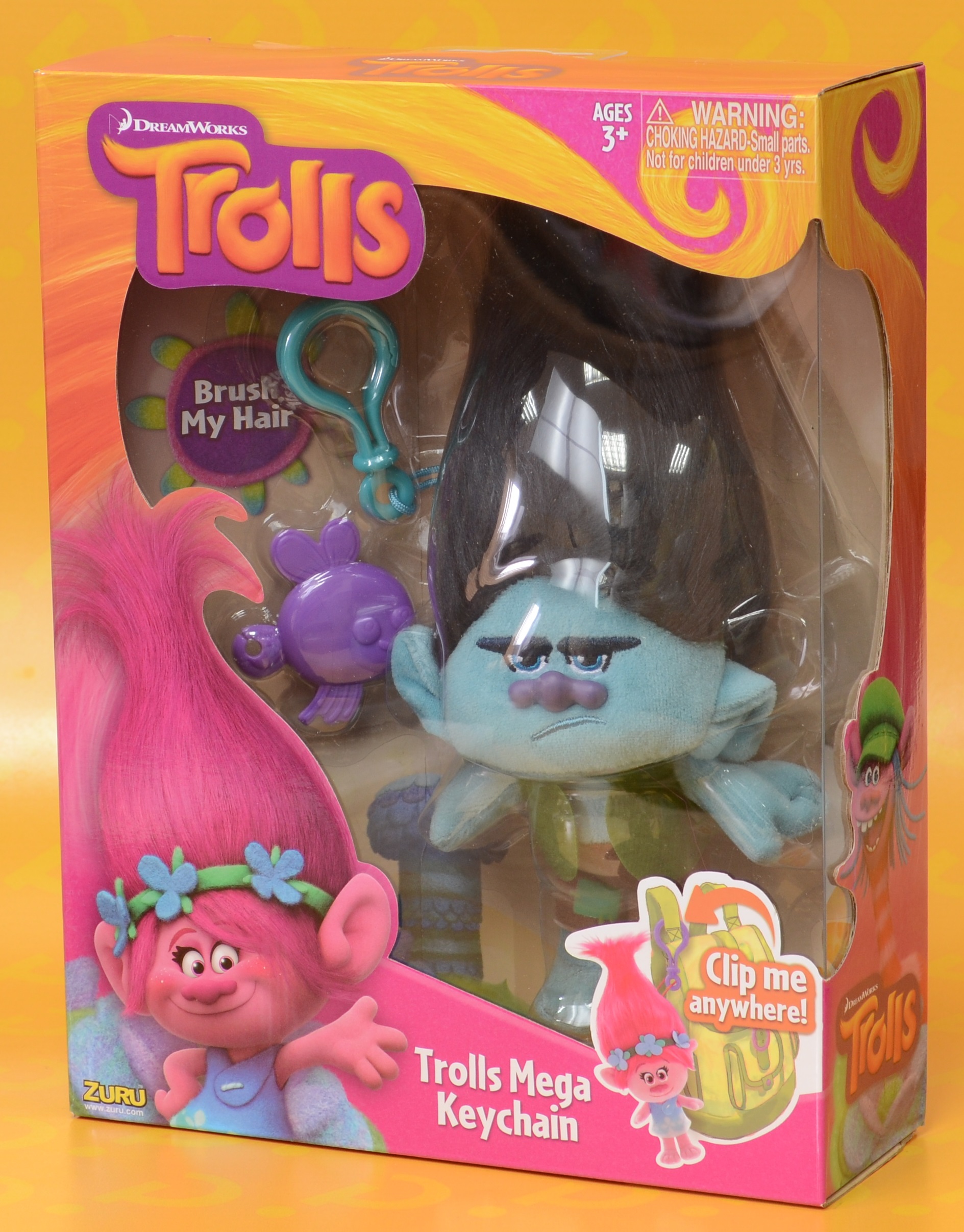 Мягкая игрушка Trolls. Тролль Цветан (Branch) хмурый