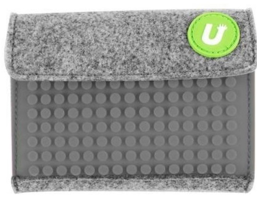 

Пиксельный кошелек (Pixel felt small wallet) WY-B007 (серый)