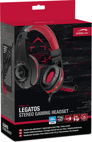 Проводная гарнитура Speedlink Legatos Stereo Gaming Headset для PС