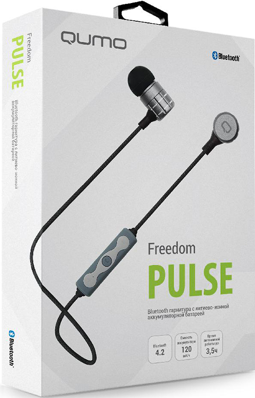 Bluetooth гарнитура Qumo Freedom Pulse от 1С Интерес