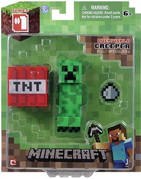 

Фигурка Minecraft Creeper с аксессуарами (6 см)