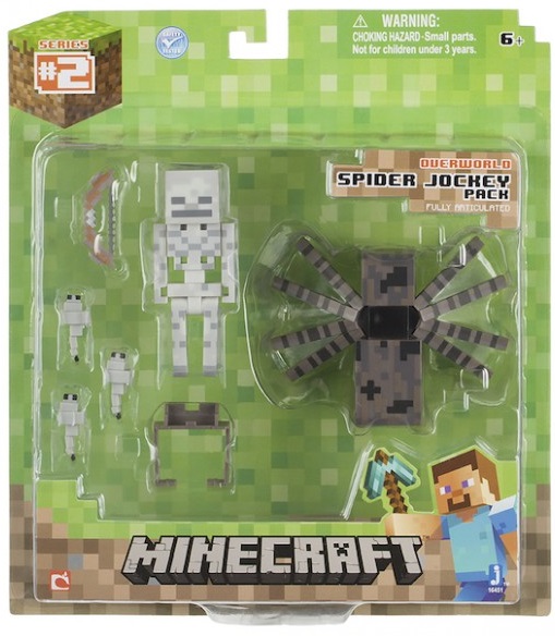 

Набор фигурок Minecraft. Spider Jockey Pack (8 см)