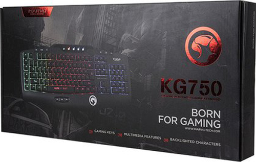 

Клавиатура Marvo KG750 проводная игровая с подсветкой для PC