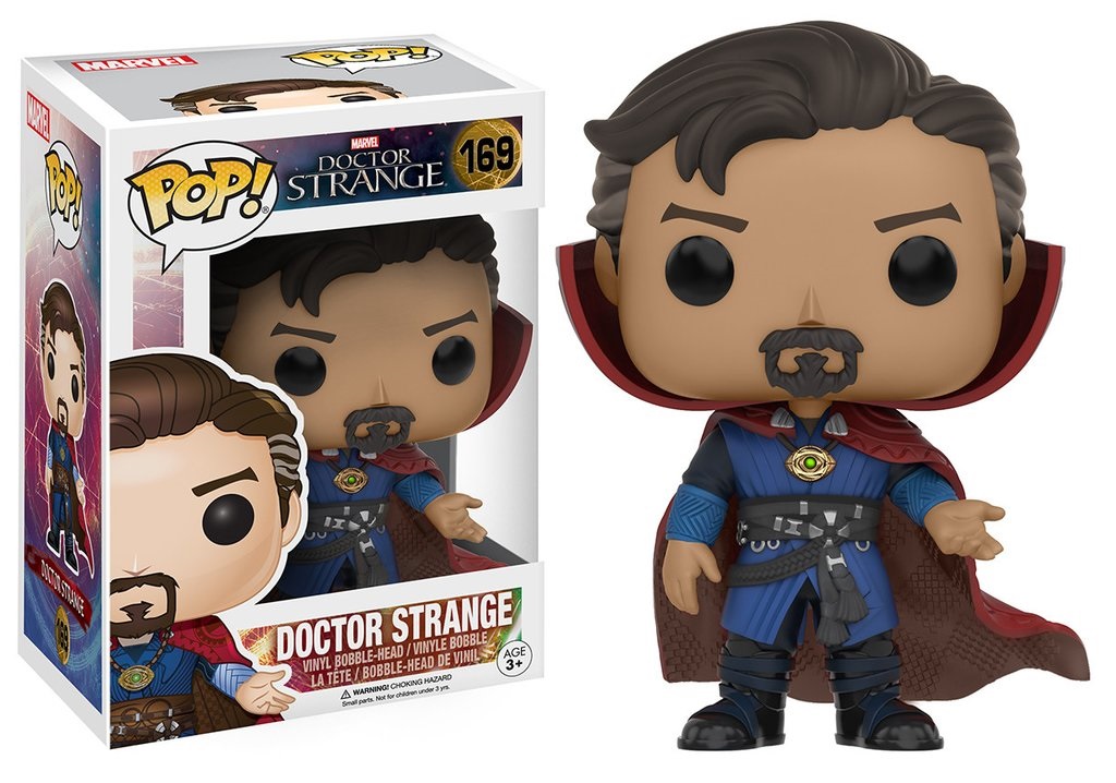 Фигурка Funko POP Marvel: Doctor Strange – Doctor Strange Bobble-Head (9,5 см)