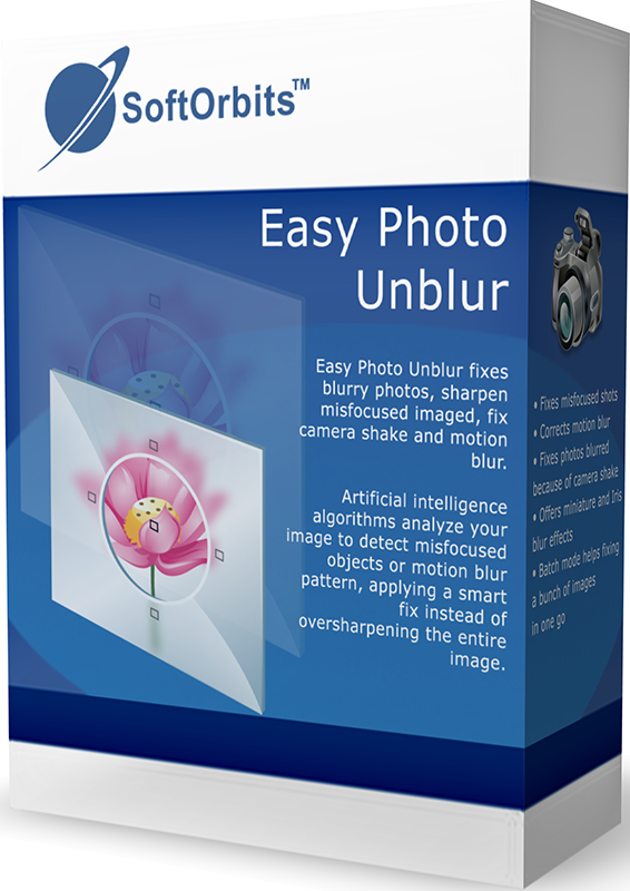 SoftOrbits Easy Photo Unblur (Удаление смазанности на фотографиях) [Цифровая версия] (Цифровая версия)
