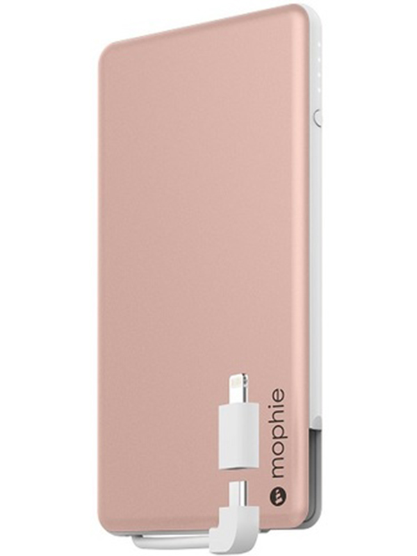 Портативное зарядное устройство Mophie Powerstation Plus (розовое золото)