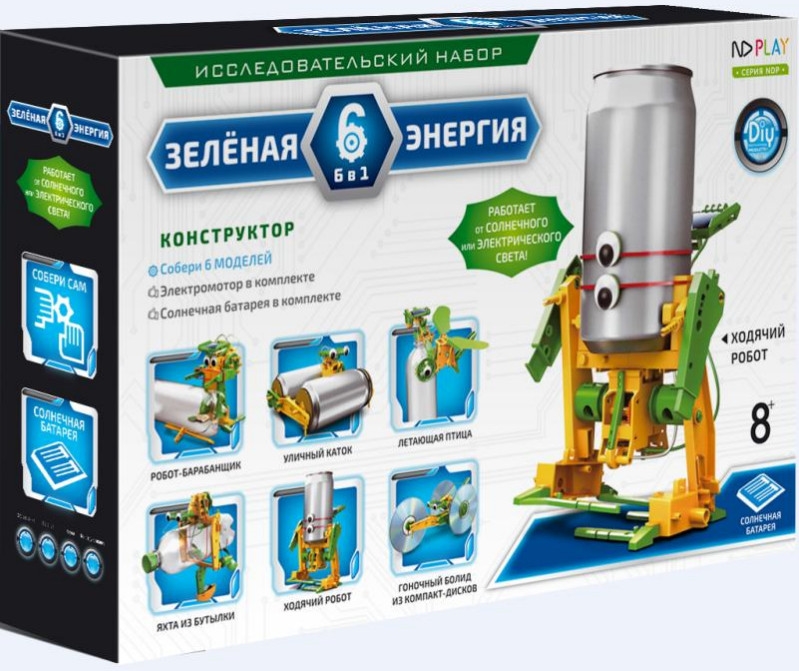 

Конструктор Зеленая энергия (6 в 1)