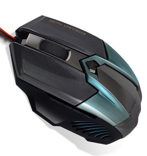 

Мышь Crown CMXG-606 Cyan metallic проводная игровая для PC